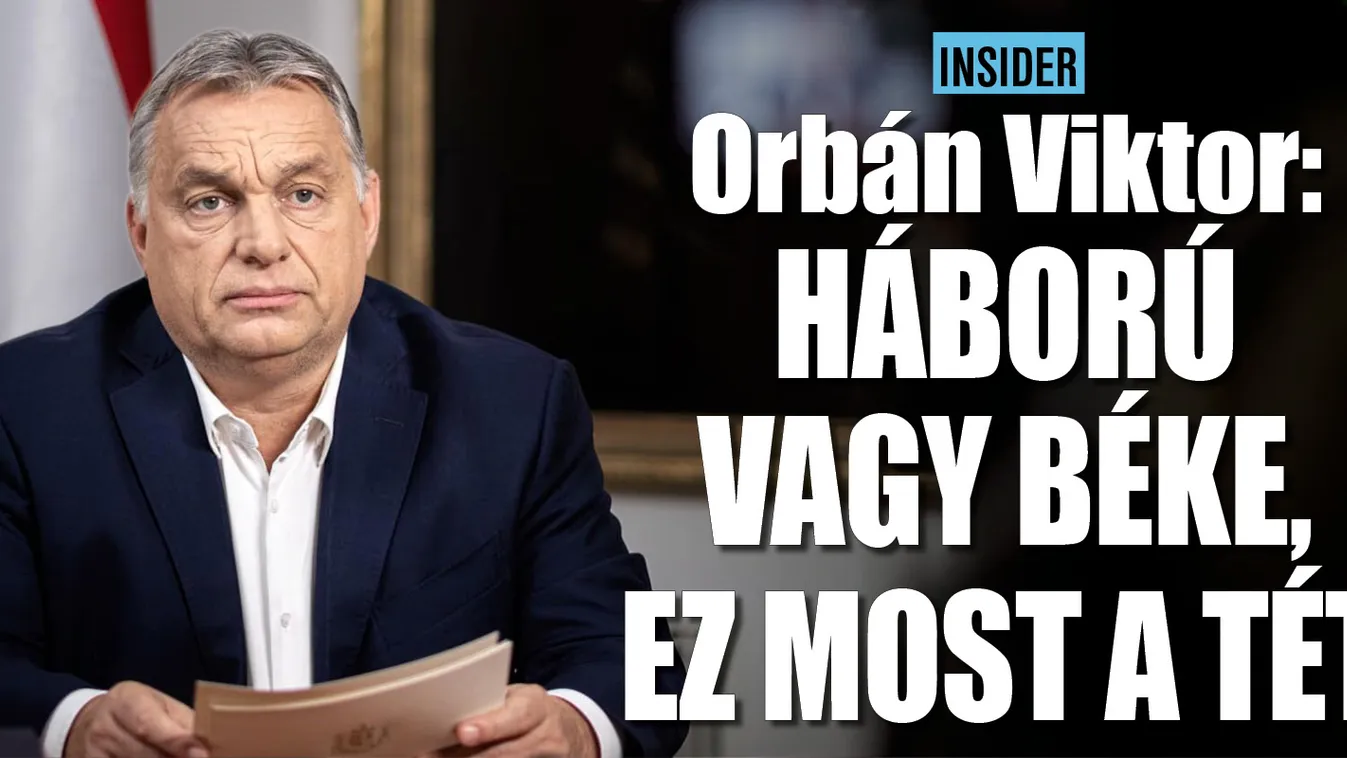 Orbán Viktor fontos videóval jelentkezett