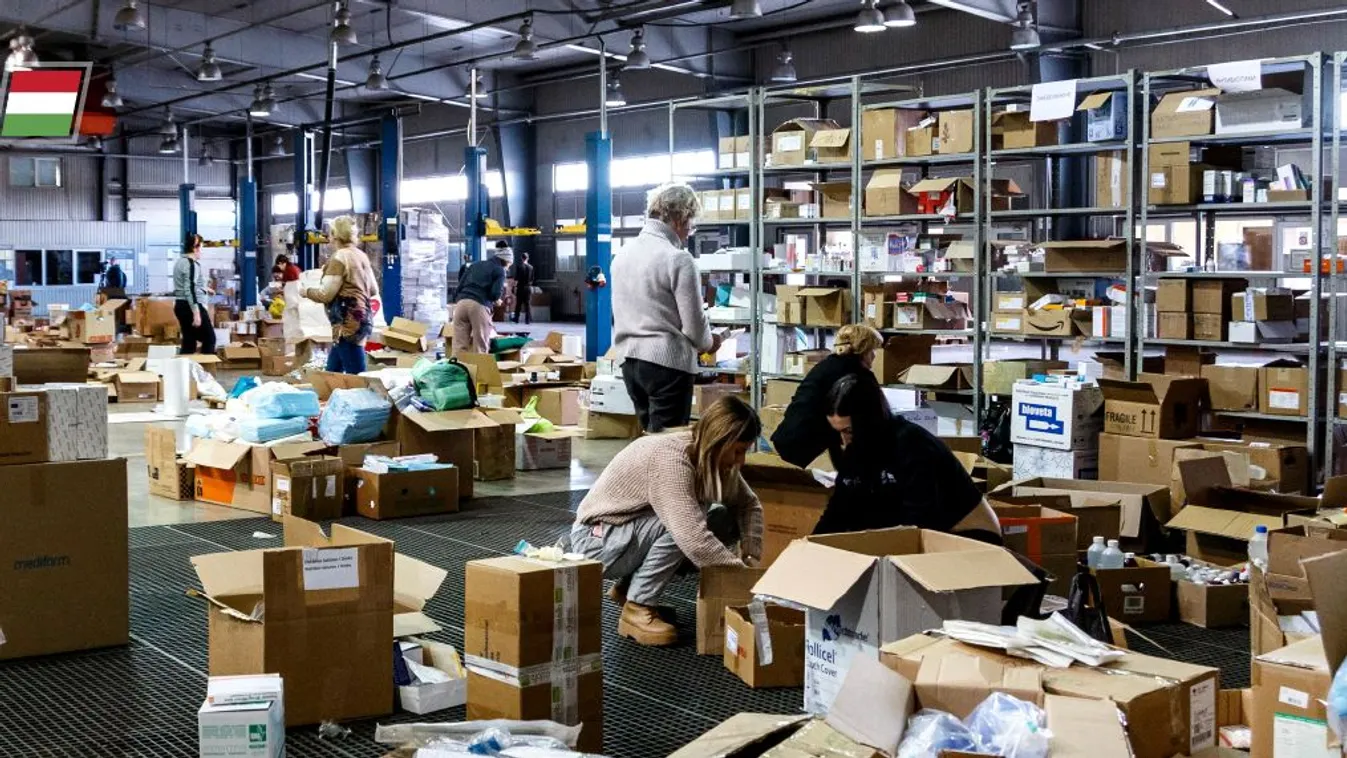 Humanitárius tranzitpont nyílt a BOK-csarnokban