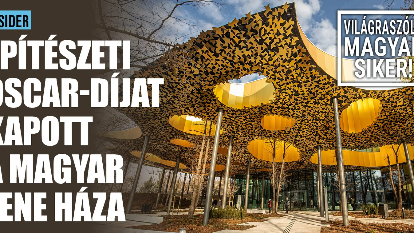 Építészeti Oscar-díjat kapott a Magyar Zene Háza