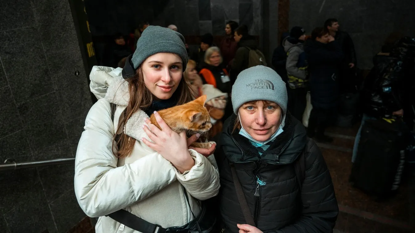 Cicájukkal menekült el egy fiatal nő és édesanyja a háború poklából