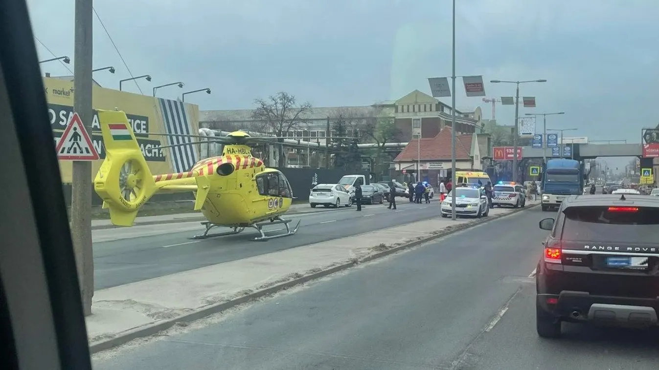 Riasztották a mentőhelikoptert, fotókon a nemrég történt csúnya baleset