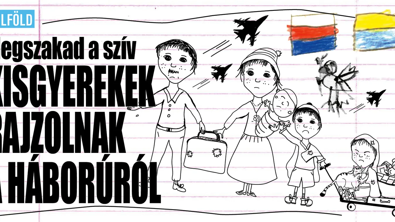 Megszakad a szív: kisgyerekek rajzolnak a háborúról