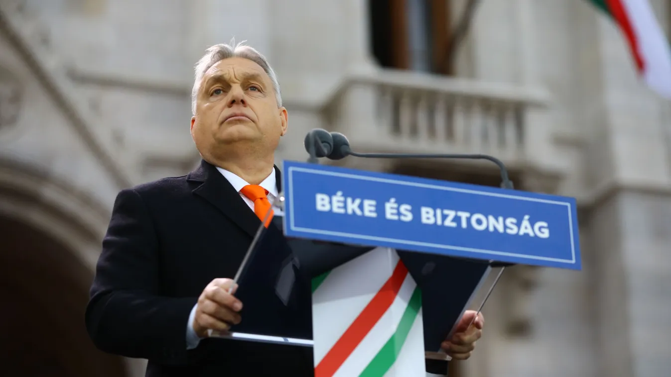 Orbán Viktor: Nem hagyjuk, hogy a baloldal belerángassa Magyarországot a háborúba
