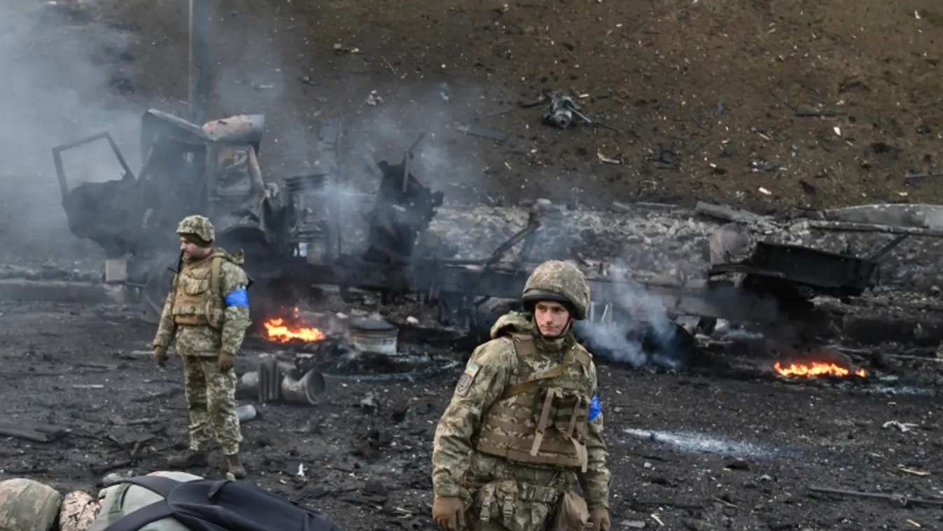 Orosz rakéta csapódott be egy kijevi pályaudvar közelében