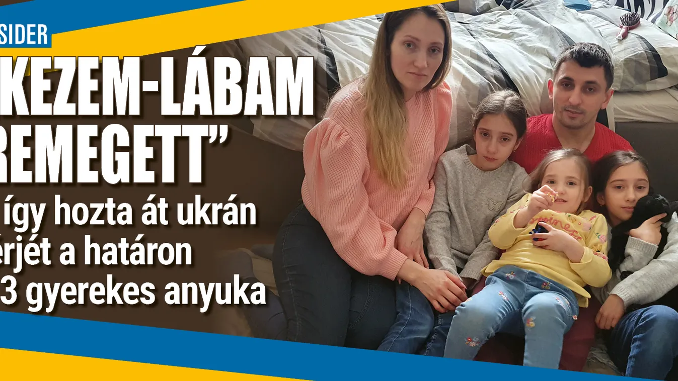 Így hozta át ukrán férjét a határon a 3 gyerekes anya