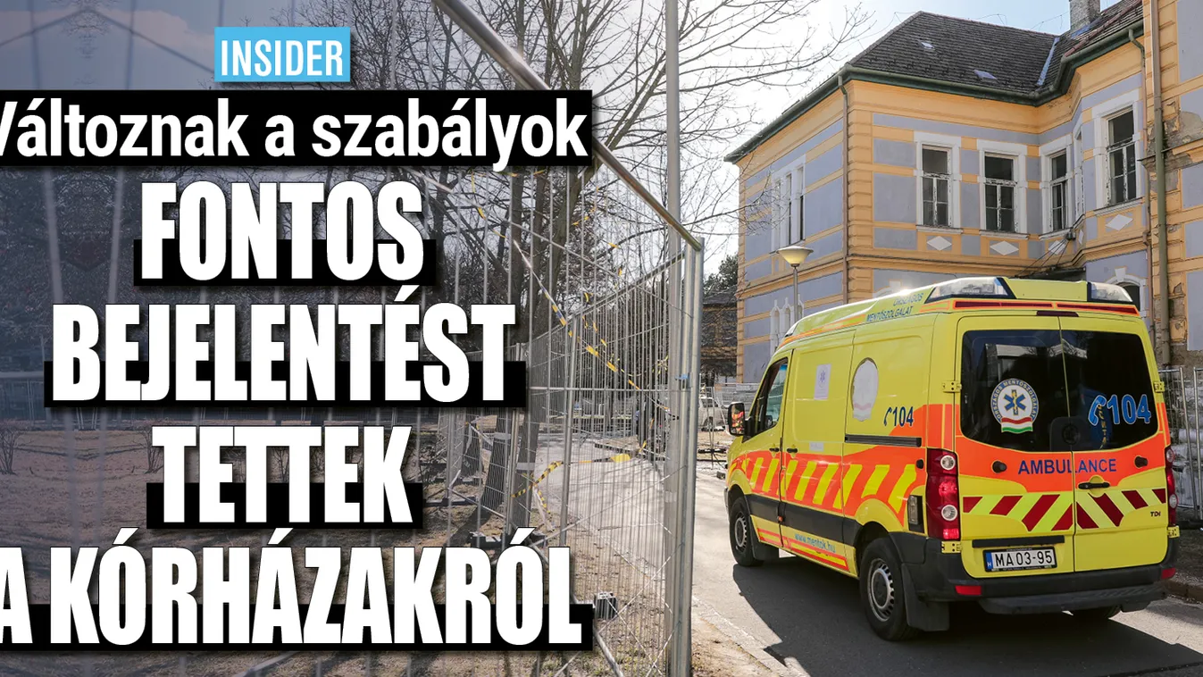 Koronavírus: Fontos bejelentés a magyar kórházakról