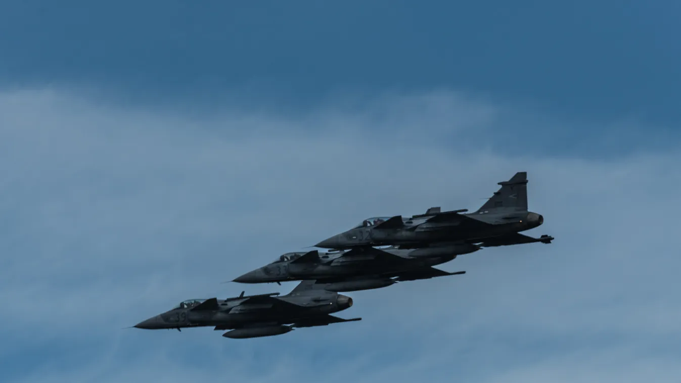 Figyelmeztet a Honvédség: Katonai vadászrepülők fogják ellepni a magyar légteret