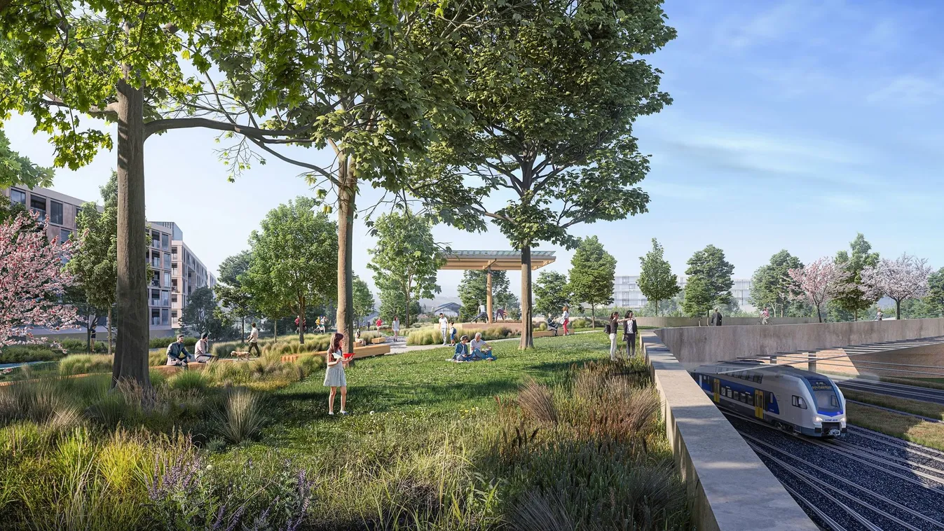 Óriási park épülhet a Nyugati pályaudvar tetején