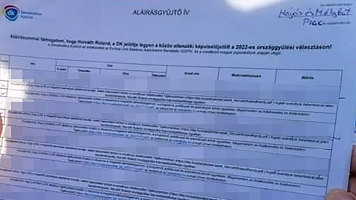  A szemétben landoltak a DK-s választók adatai
