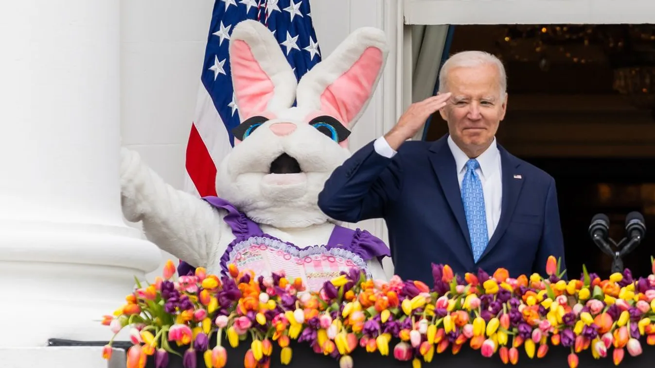 A húsvéti nyuszi mentette meg Joe Bident az újságírói kérdésektől