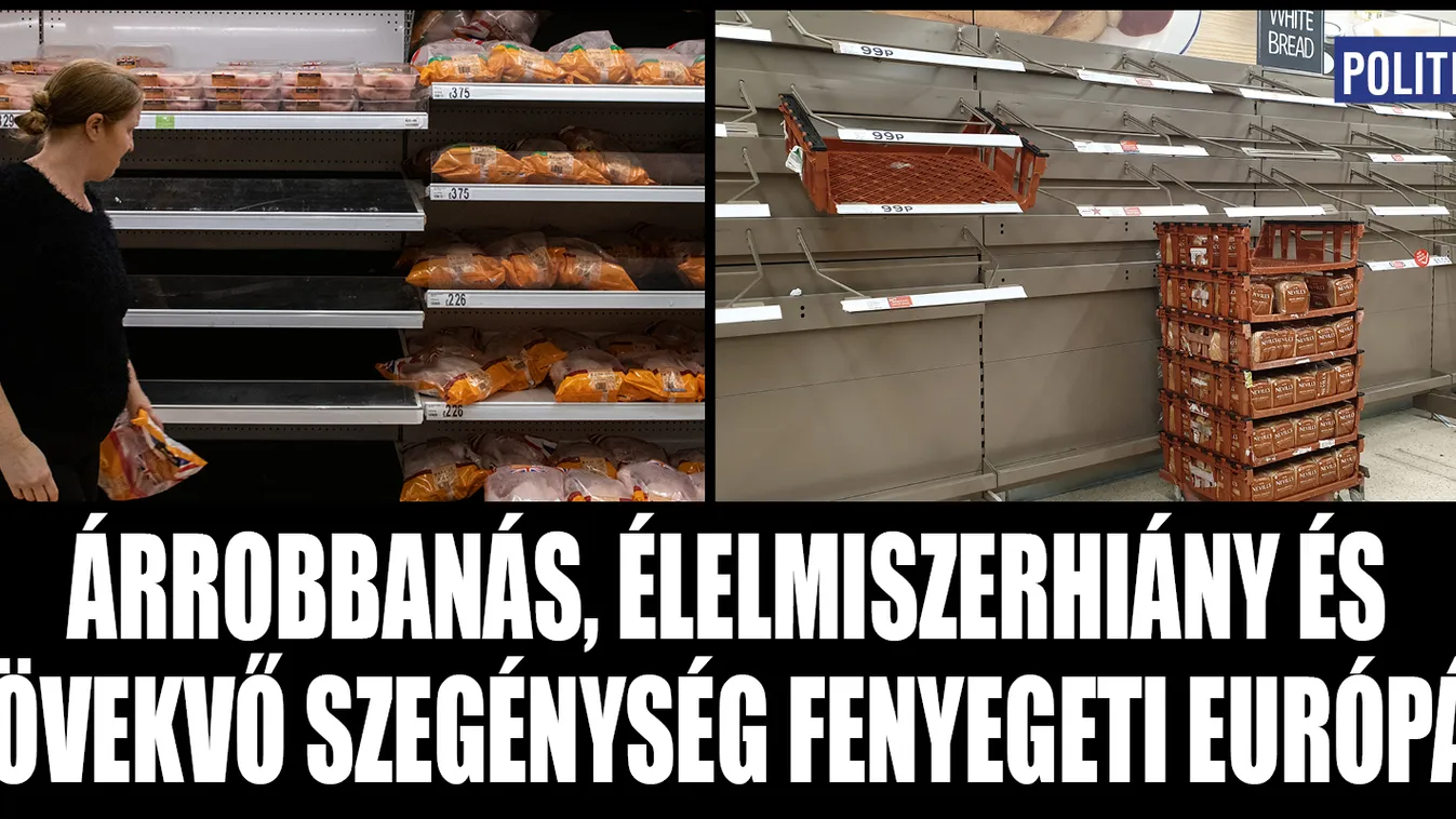 Árrobbanás, élelmiszerhiány fenyegeti Európát