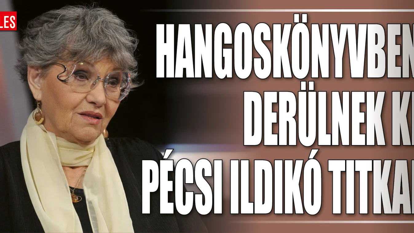 Hangoskönyv készül Pécsi Ildikó legféltettebb titkaiból