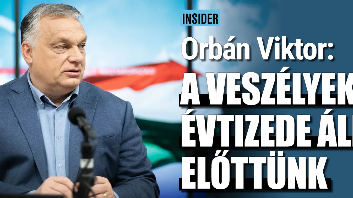 Orbán Viktor: A veszélyek évtizede előtt állunk