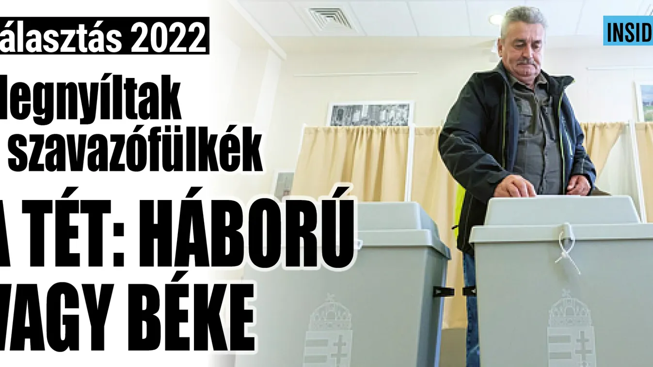 Megnyíltak a szavazófülkék – A tét: háború vagy béke
