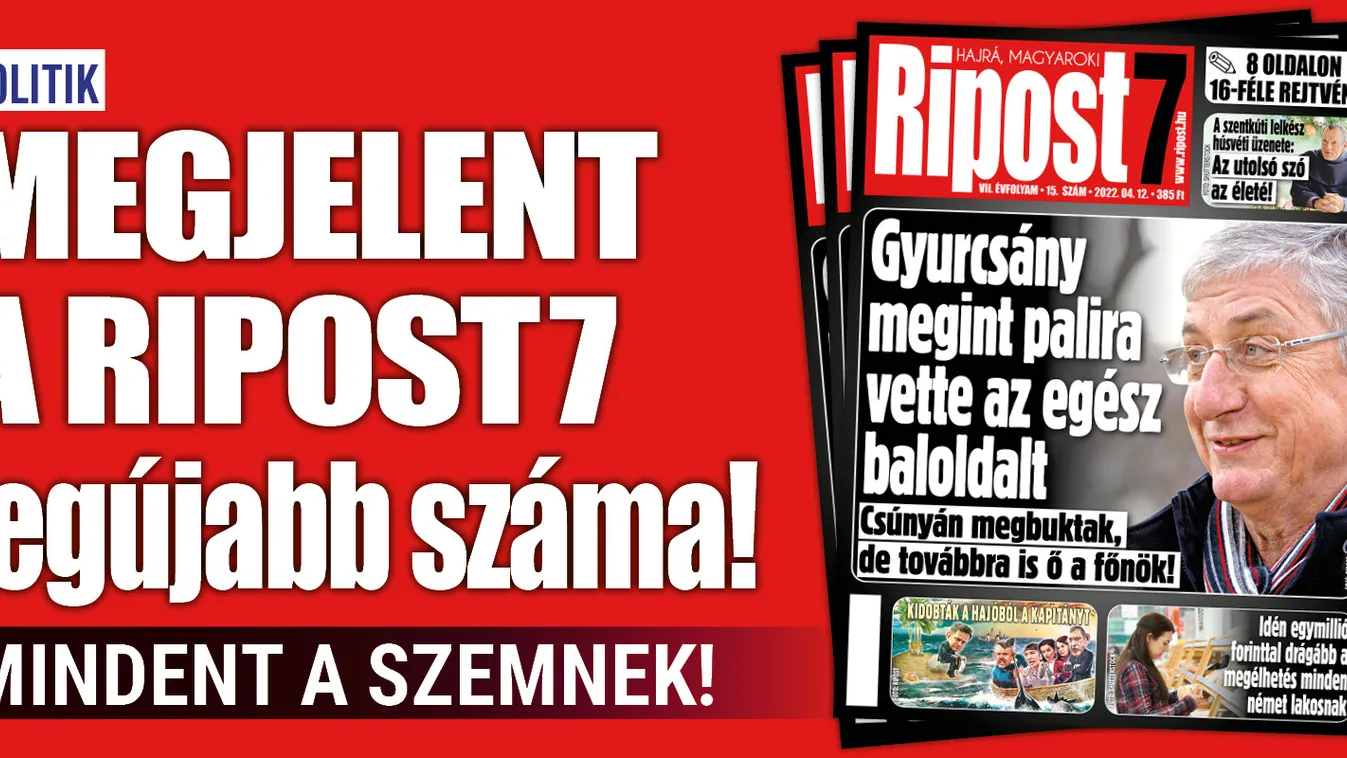 Gyurcsány újra palira vette a baloldalt – itt a Ripost7