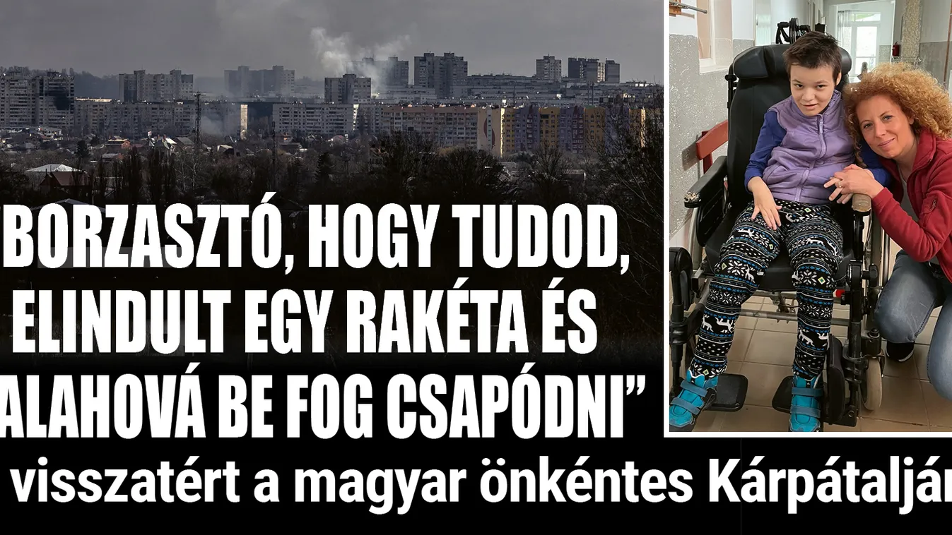 Ukrán háború: árvák vigasztalták a magyar önkéntest