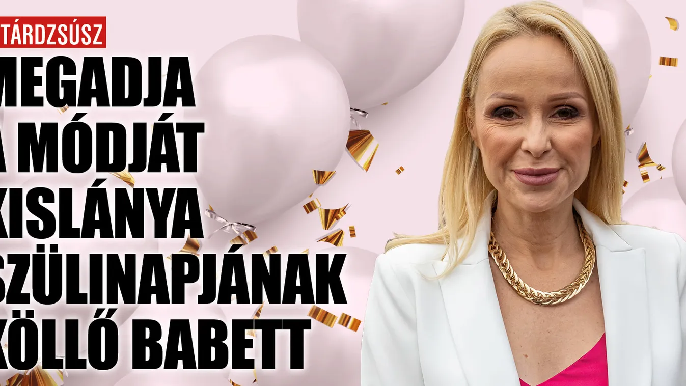 Így ünnepli lánya szülinapját Köllő Babett