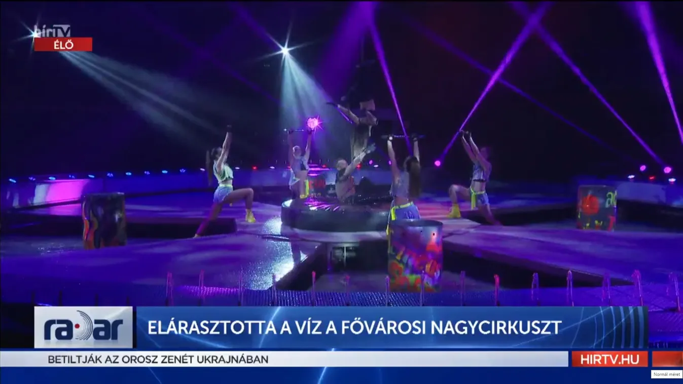 Elárasztotta a víz a Fővárosi Nagycirkuszt!