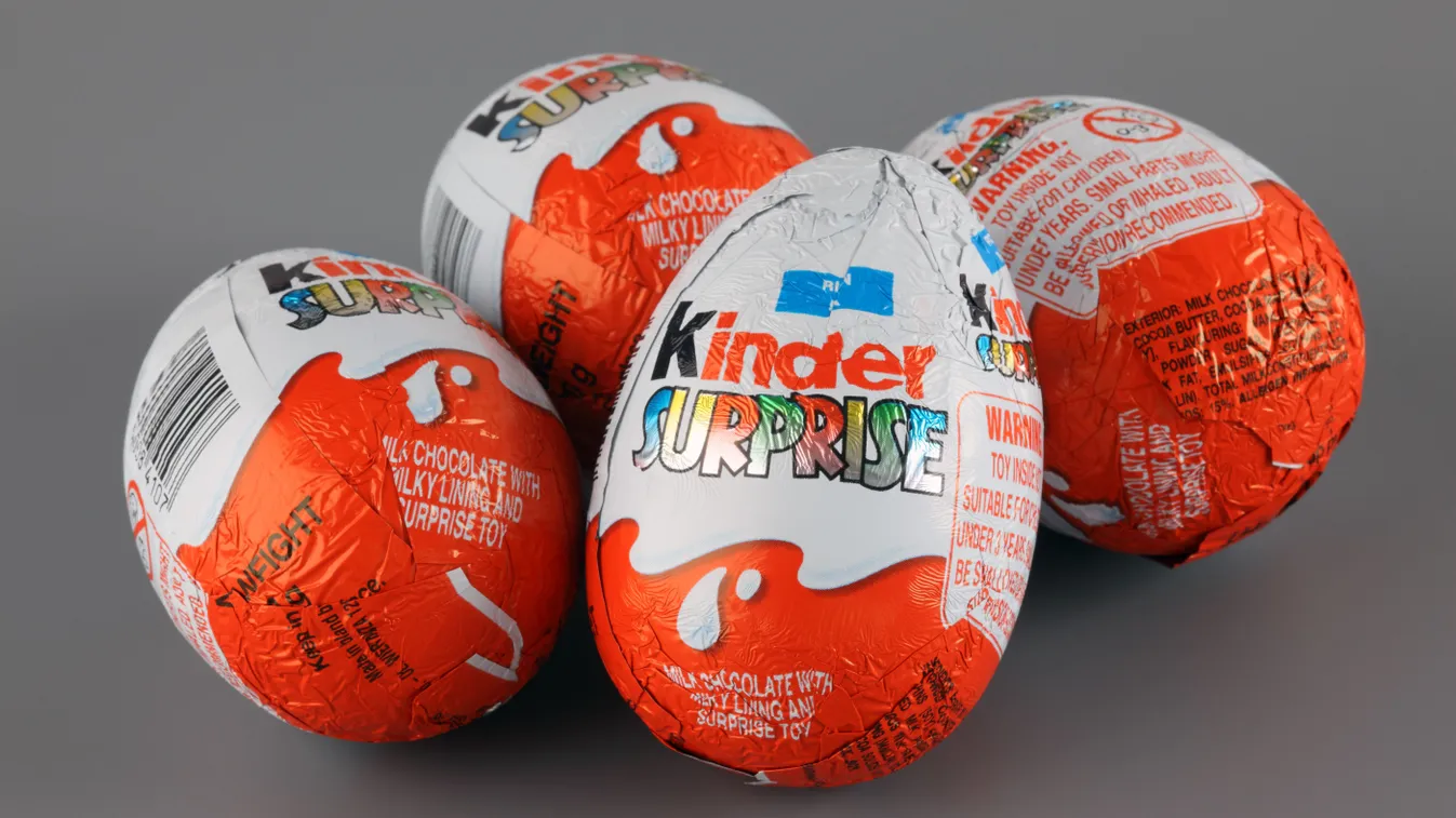 Tambov,,Russian,Federation,-,April,04,,2013:,Four,Kinder,Surprise
