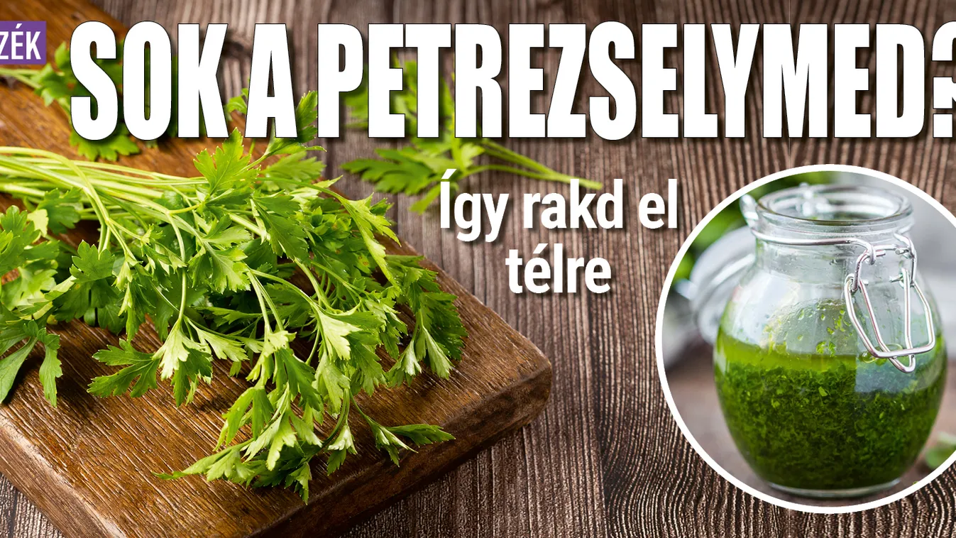 Sok a petrezselymed? Így rakd el télre