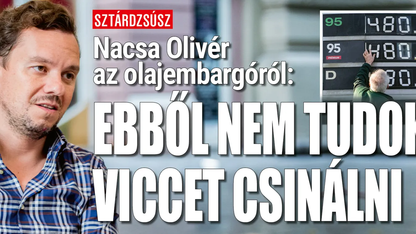 Nacsa Olivér: Ebből nem tudok viccet csinálni
