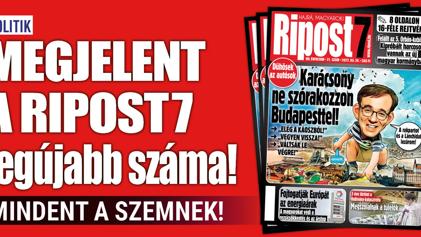 Megjelent a Ripost7 legújabb száma!