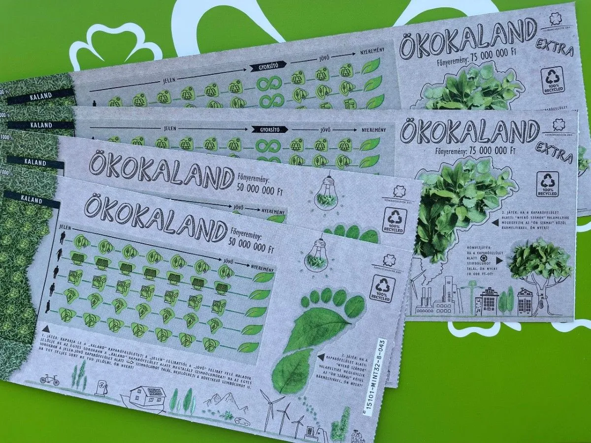 Szerencsejáték Zrt. Ökosorsjegy