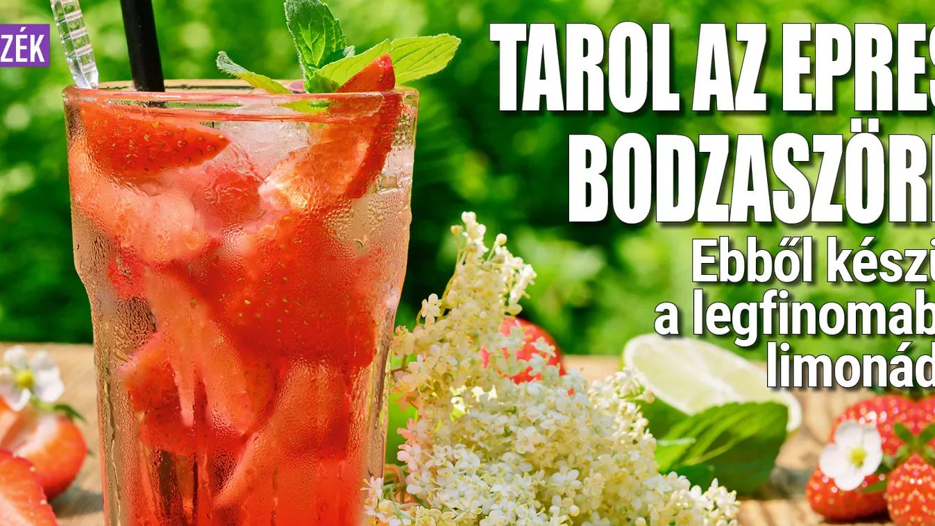 Tarol az epres bodzaszörp