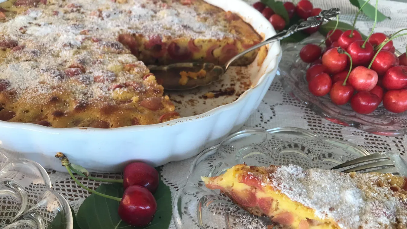 Mennyei finomság percek alatt: Így készül a cseresznyés tejpite