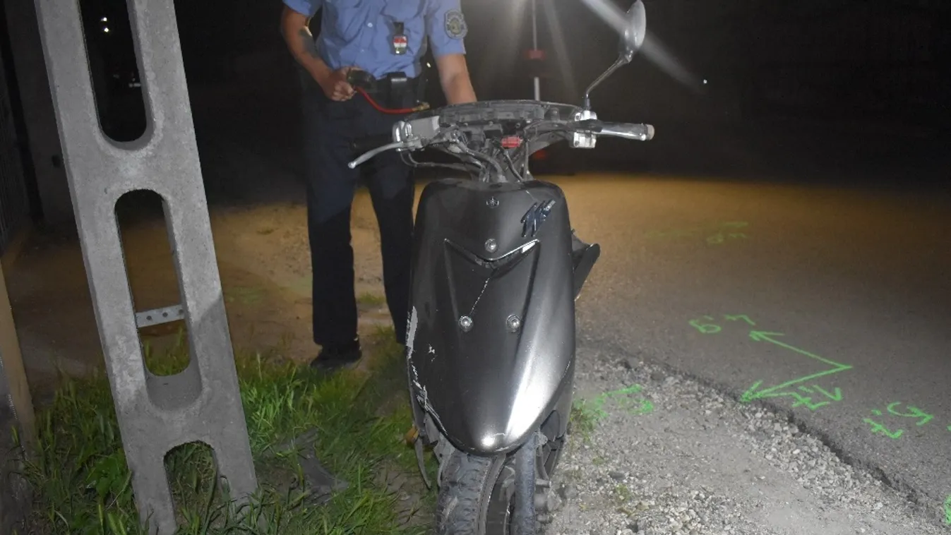 A halálból hozták vissza a motorost a hős rendőrök