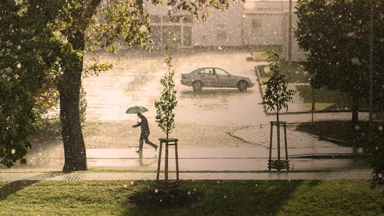 Záporokkal és jégesővel érkezik a hidegfront