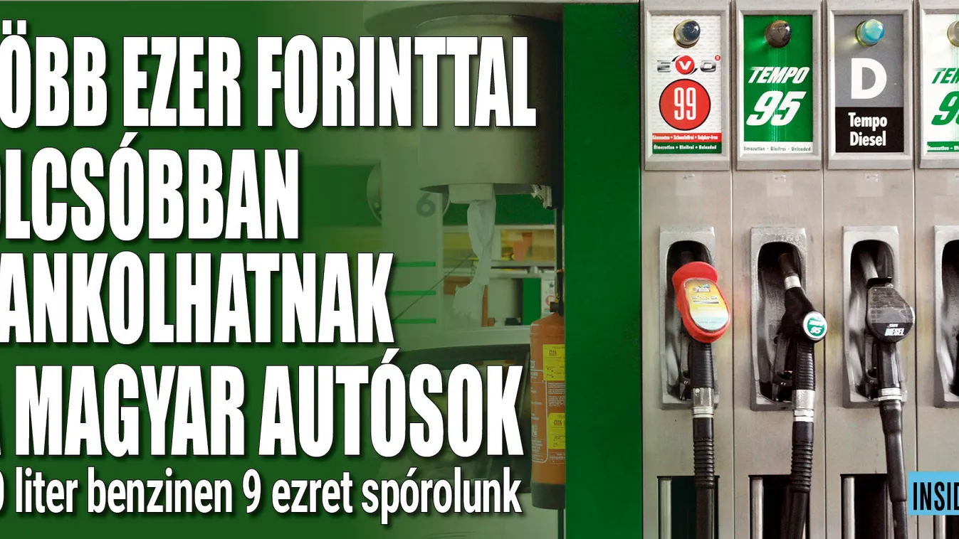 Egy tank benzinen 9 ezret spórolnak a magyarok