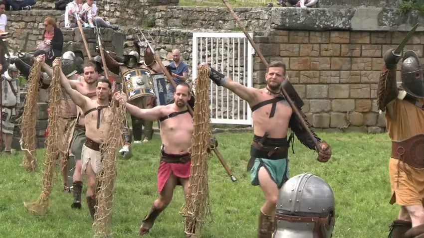 Gladiátorok viadala Budapesten