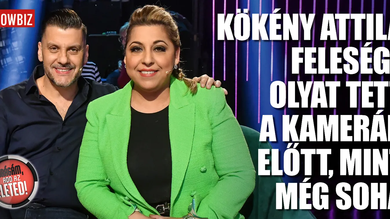 Meglepő dolgot tett a kamerák előtt Kökény Attila felesége