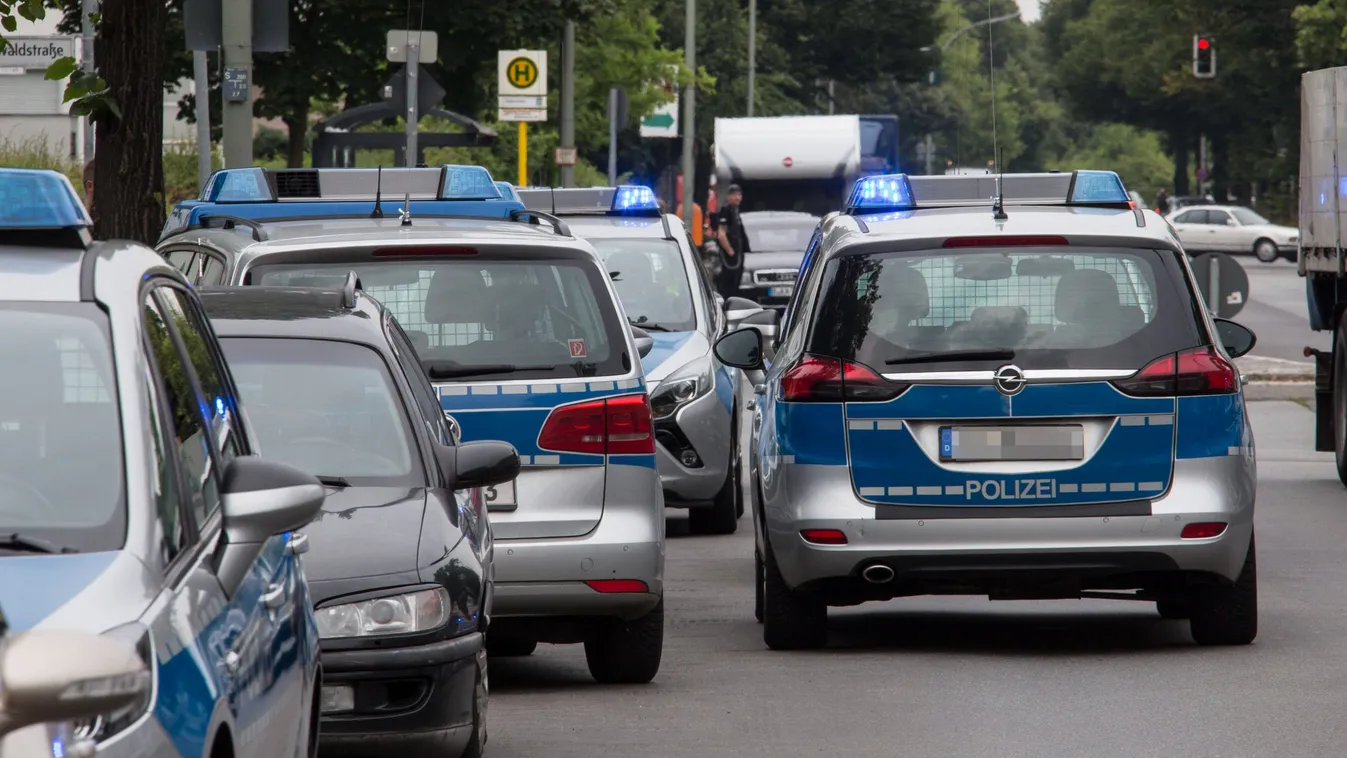 Polizeieinsatz Aufnahmelager Marienfelde