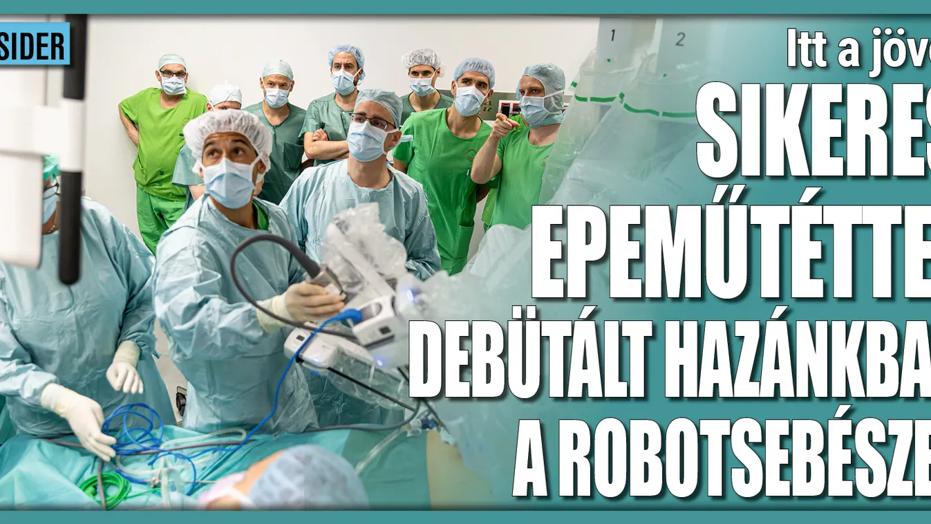 Sikeres epeműtéttel debütált hazánkban a robotsebészet