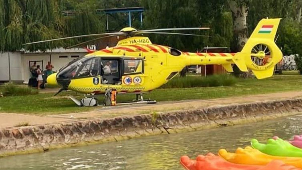 Mentőhelikopter szállt le a kiskunmajsai strandon, sokkoló pillanatokról érkezett beszámoló