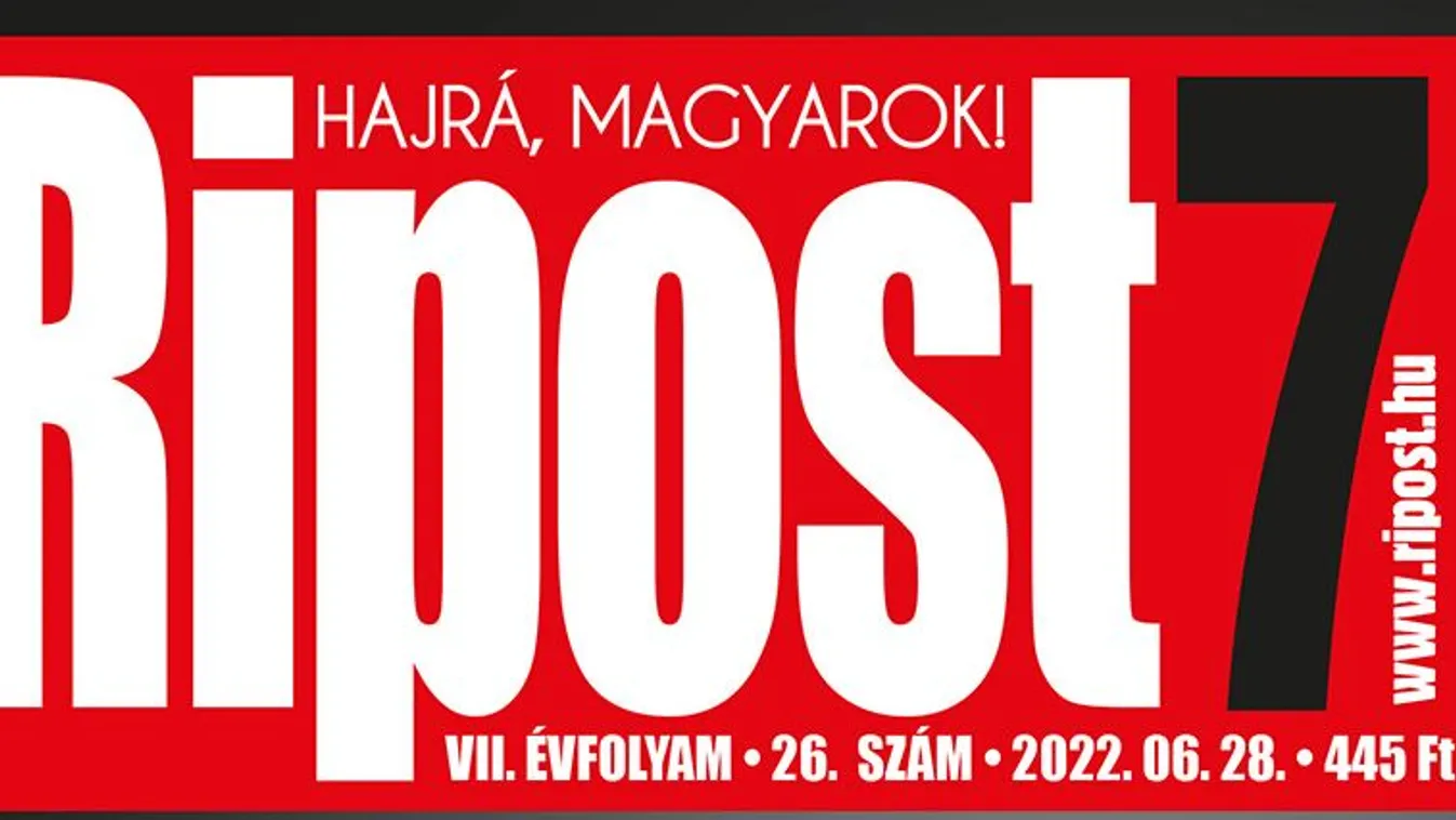 Baloldali késdobáló – Megjelent a Ripost7 legújabb száma!