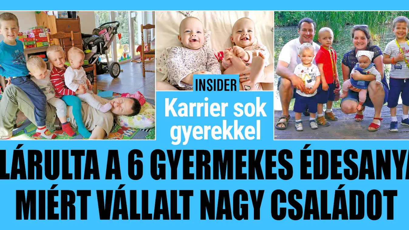 Elárulta a 6 gyermekes édesanya, miért vállalt nagy családot
