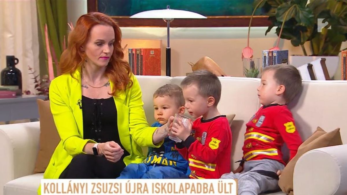 Élő adásban szabadultak el a TV2 stúdiójában a magyar énekesnő gyerekei