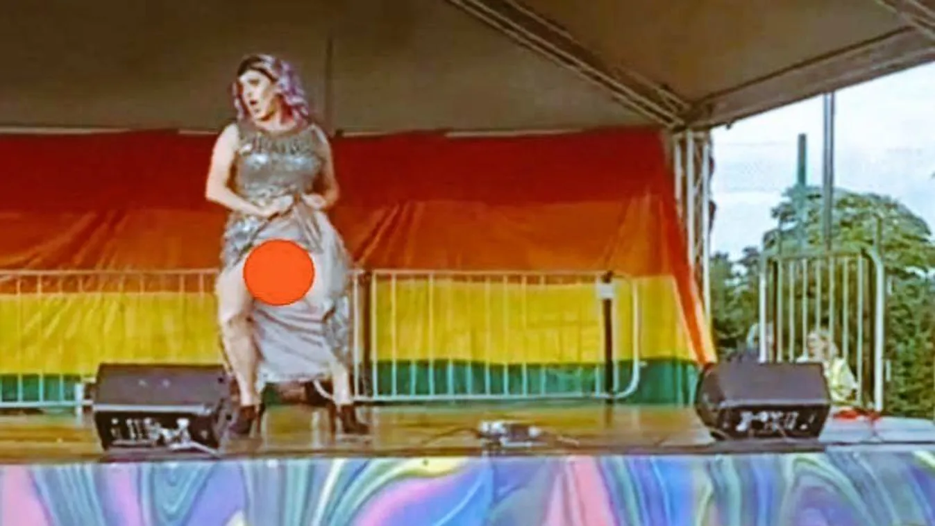 A nemi szervét mutogatta gyerekeknek egy transzvesztita a "családbarát" Pride-on