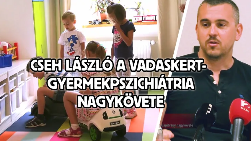 Cseh László a Vadaskert Gyermekpszichiátria nagykövete