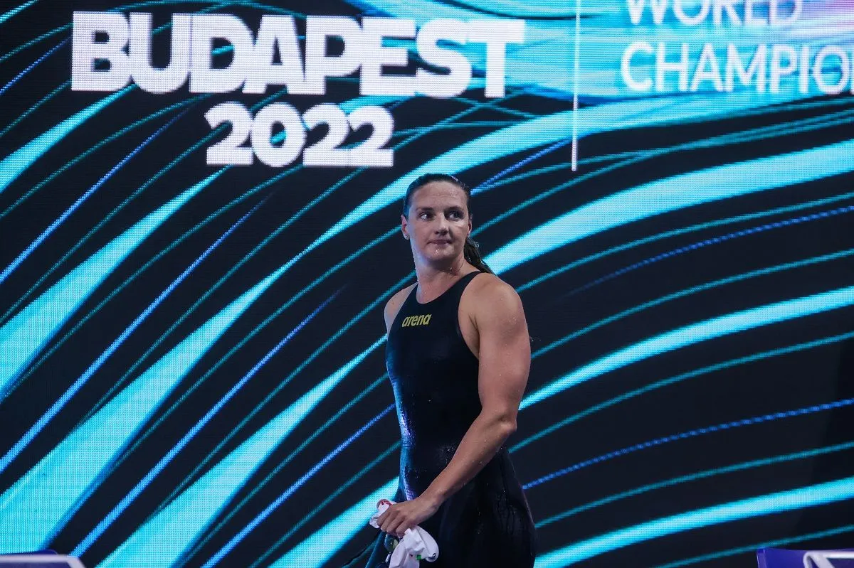 Hosszú Katinkának a Duna Arénában nem sikerült dobogón végeznie, de...