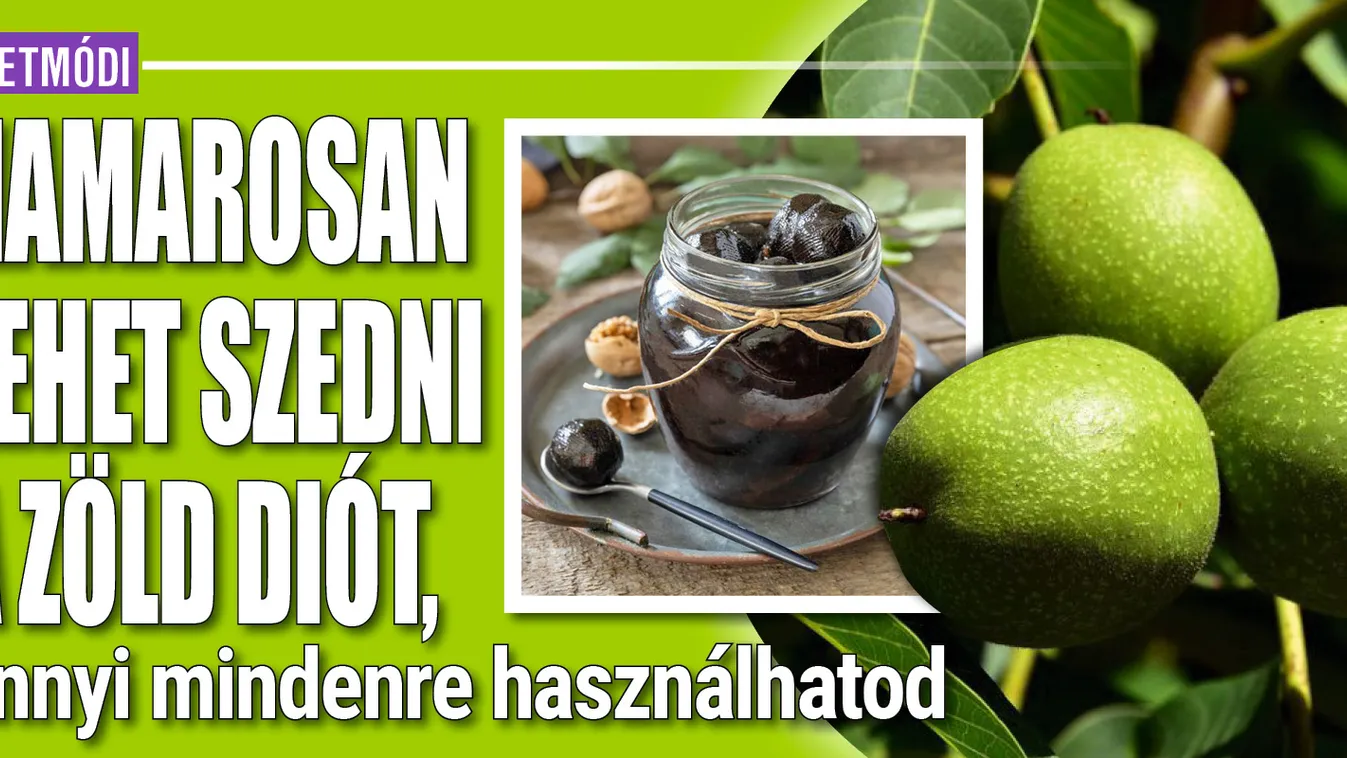 Hamarosan lehet szedni a zöld diót, ennyi mindenre jó