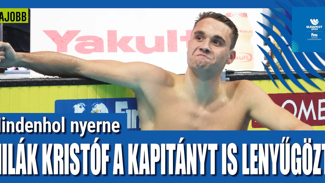 Elképesztő, ezt mondta Milák Kristófról a kapitány