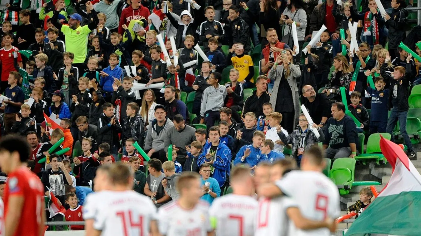 2019 októberében már nagy siker volt a gyerekek beengedése a válogatott meccsére