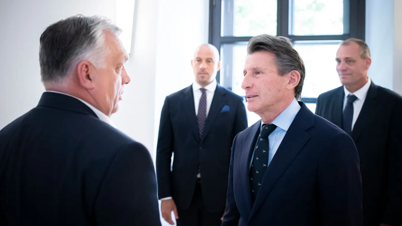 Orbán Viktor Sebastian Coe-t fogadta