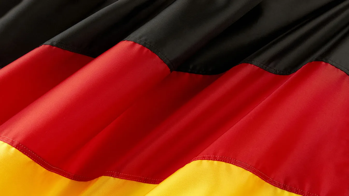 Close,Up,Shot,Of,Colorful,,Wavy,German,Flag