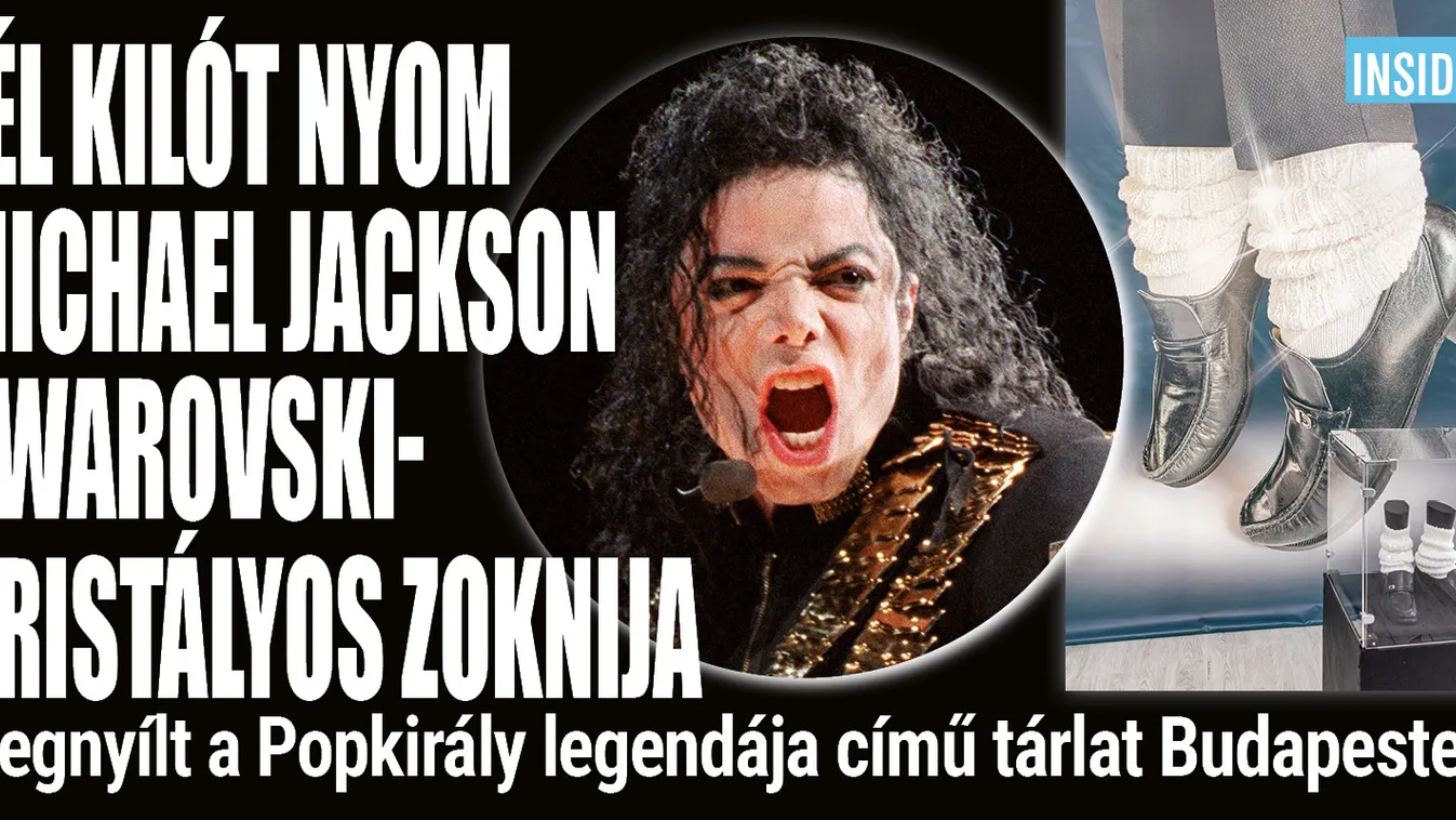 Budapestre került Michael Jackson félkilós Swarovski-zoknija