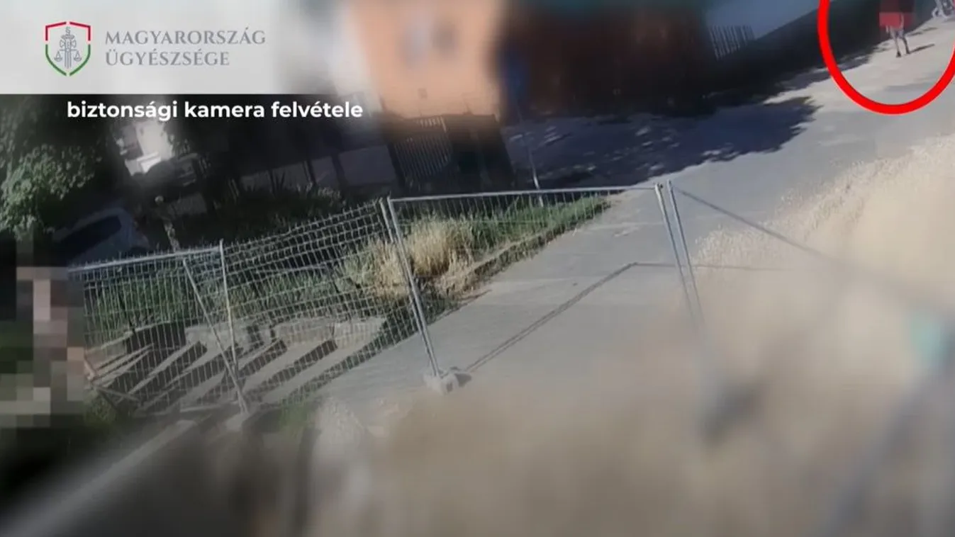 Videón, ahogy áldozatára vadászik a miskolci erőszakoló